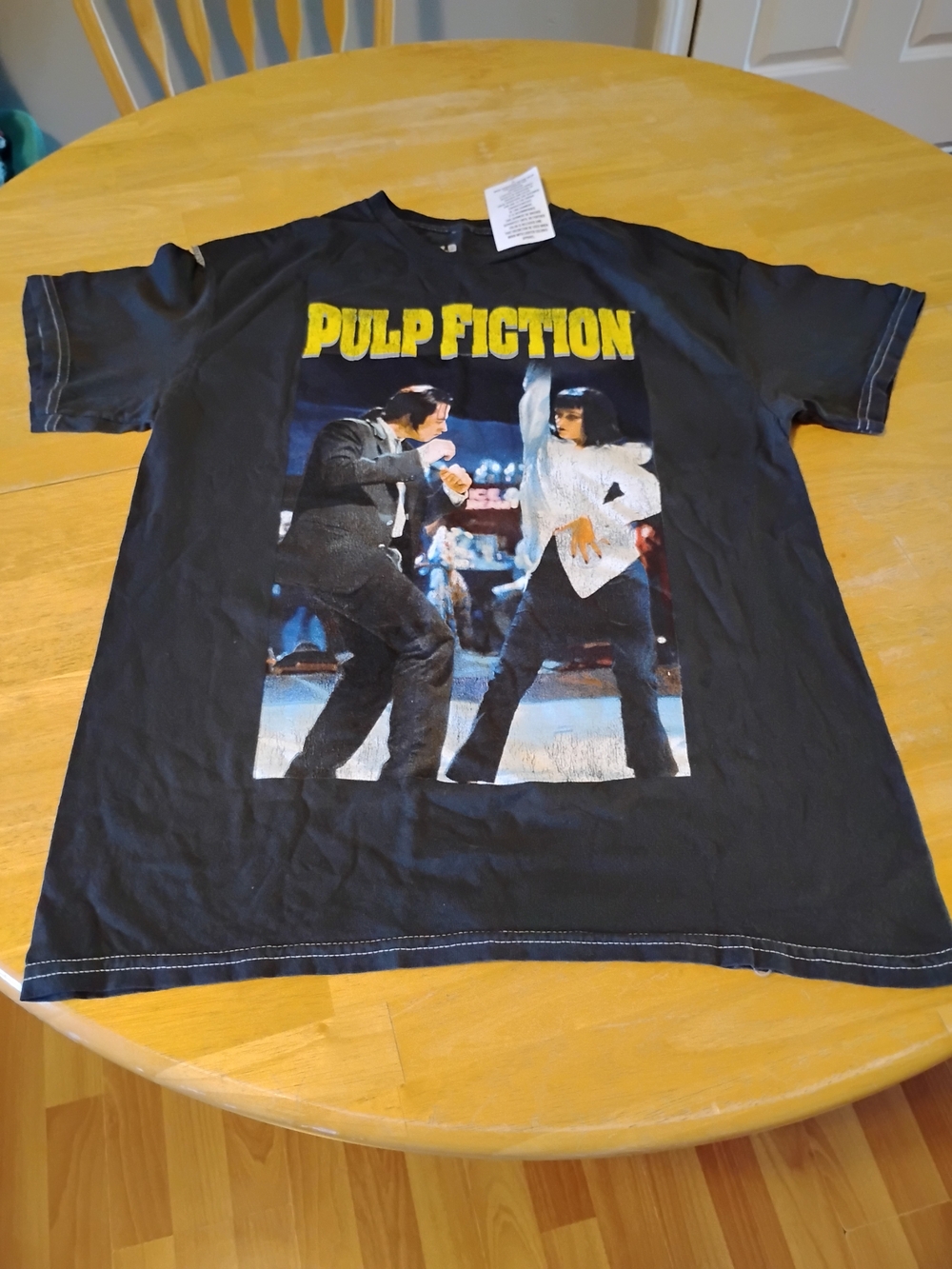 Pulp Fiction Black Graphic Short Sleeve Tee